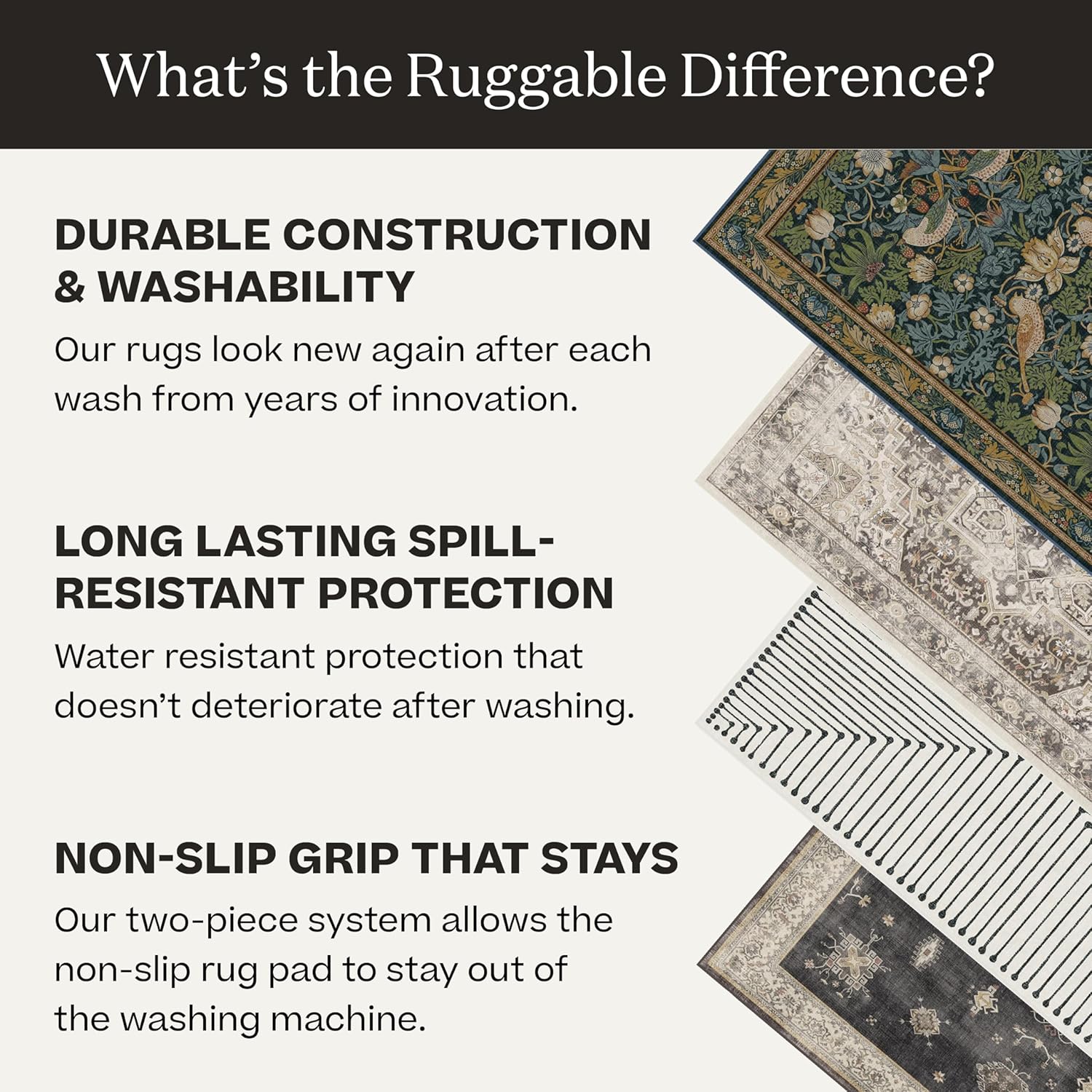 Washable Rug - Hazel 4'x6' X4527
