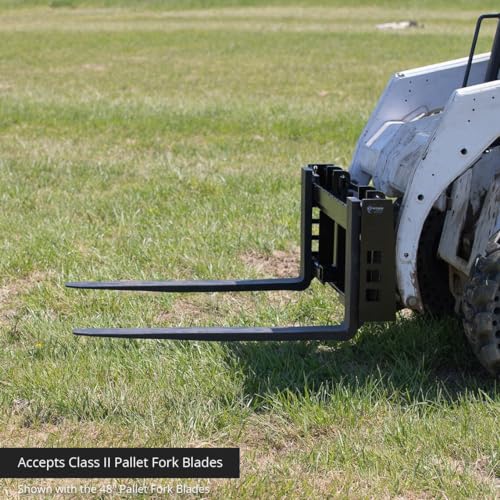 45" Skid Steer Pallet Fork Frame Attachment, 36" Fork Blades, 4,000 LB V356
