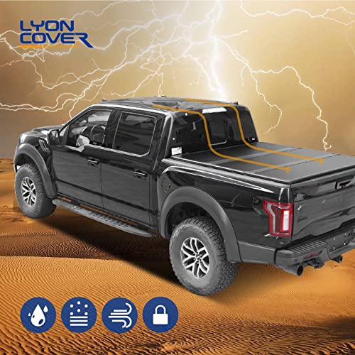 6.2ft Hard Tri-Fold Truck Bed Tonneau Cover H255883