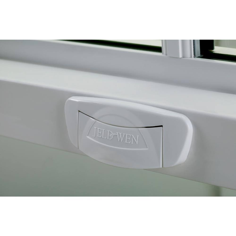 30 in. x 48 in. White Single-Hung Vinyl Window with 6-Lite Colonial Grids B278