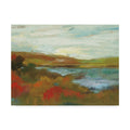 Framed 18-in H x 24-in W Landscape Print on Canvas T6078