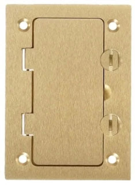 Brass Rectangular Floor Box Cover X84808