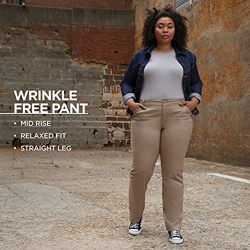 Plus Size Relaxed Fit Straight Leg Pant A513