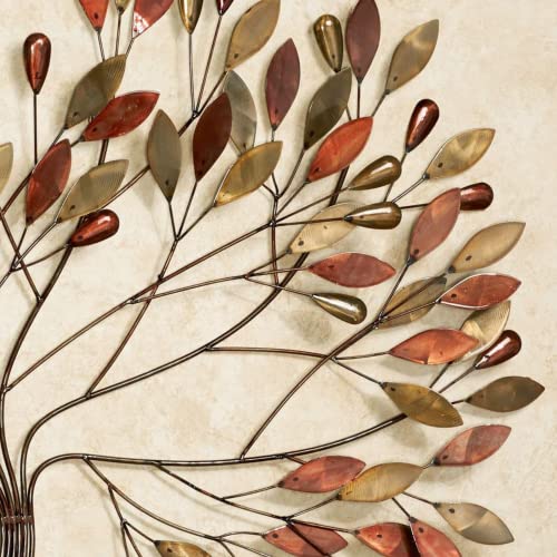 Multi Metallic Metal Wall Art Tree Sculpture O868416