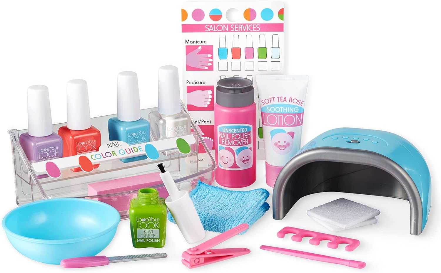 Wooden Beauty Salon Play Set With Accessories W327262