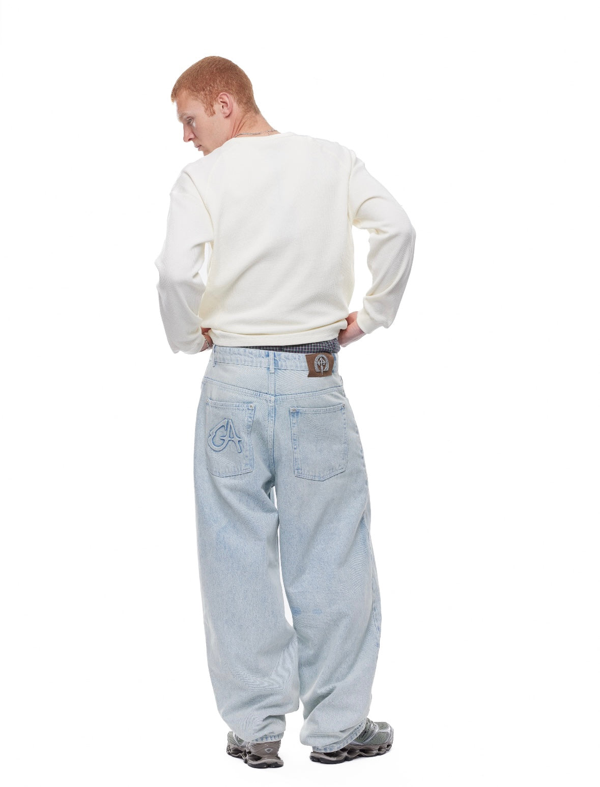 WAFFLE LONG-SLEEVE - CREAM
