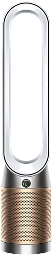 White/Gold Large Air Purifier and Fan U1893
