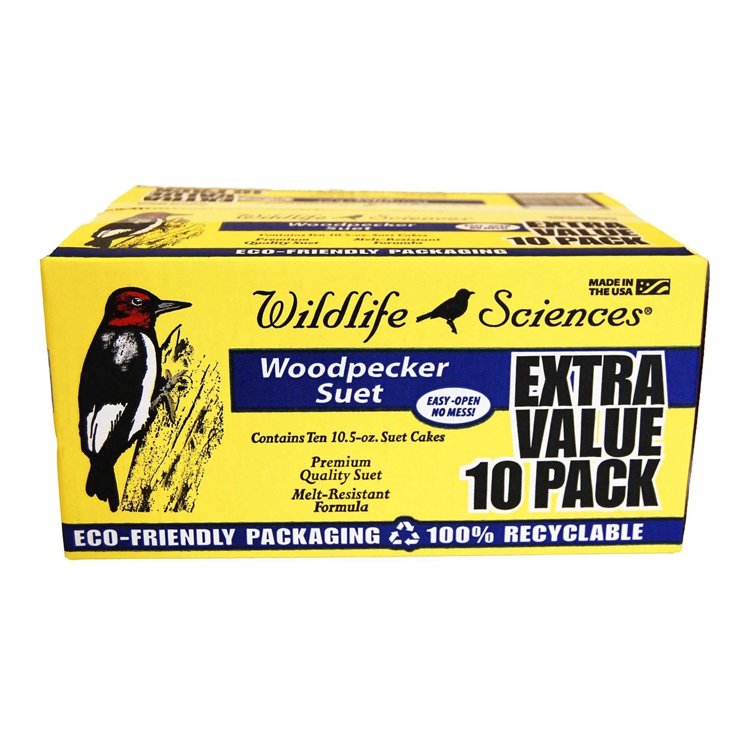 10 Pack Suet Cake for Wild Birds Q37445