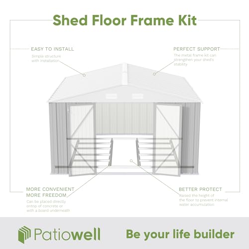 3 x 3 FT Grey Outdoor Storage Shed with Sloping Roof and Single Lockable Door O160391