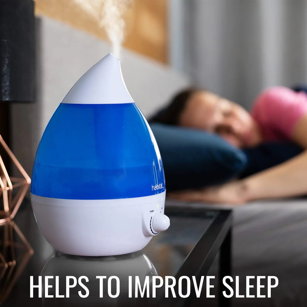 Cool Mist Ultrasonic Humidifier with 2.5L Tank, Blue V119