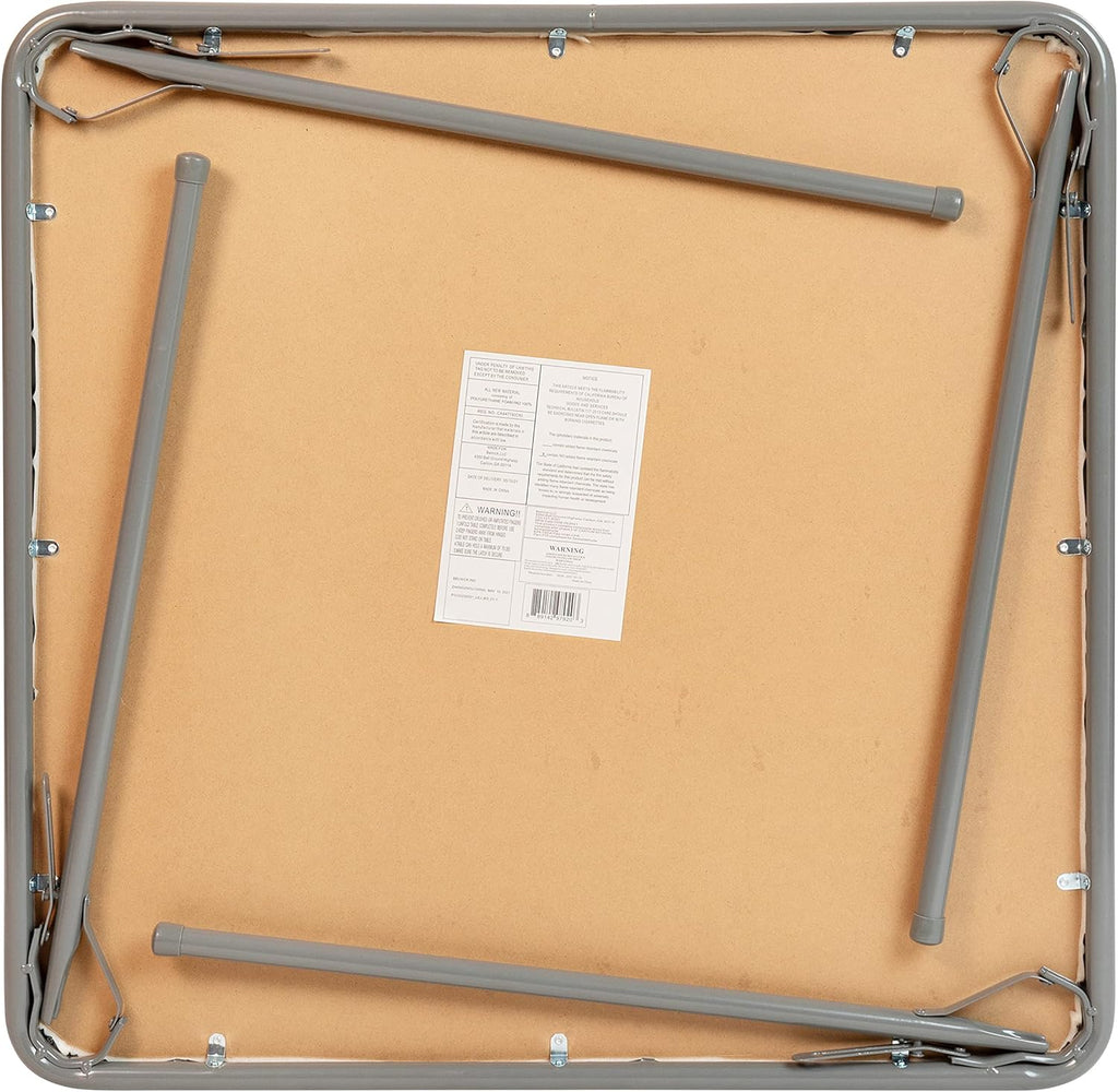 Gray Square Folding Card Table H593716