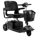 Grey 3-Wheel Scooter with 400 Lbs Weight Capacity and Foldable Seat B229