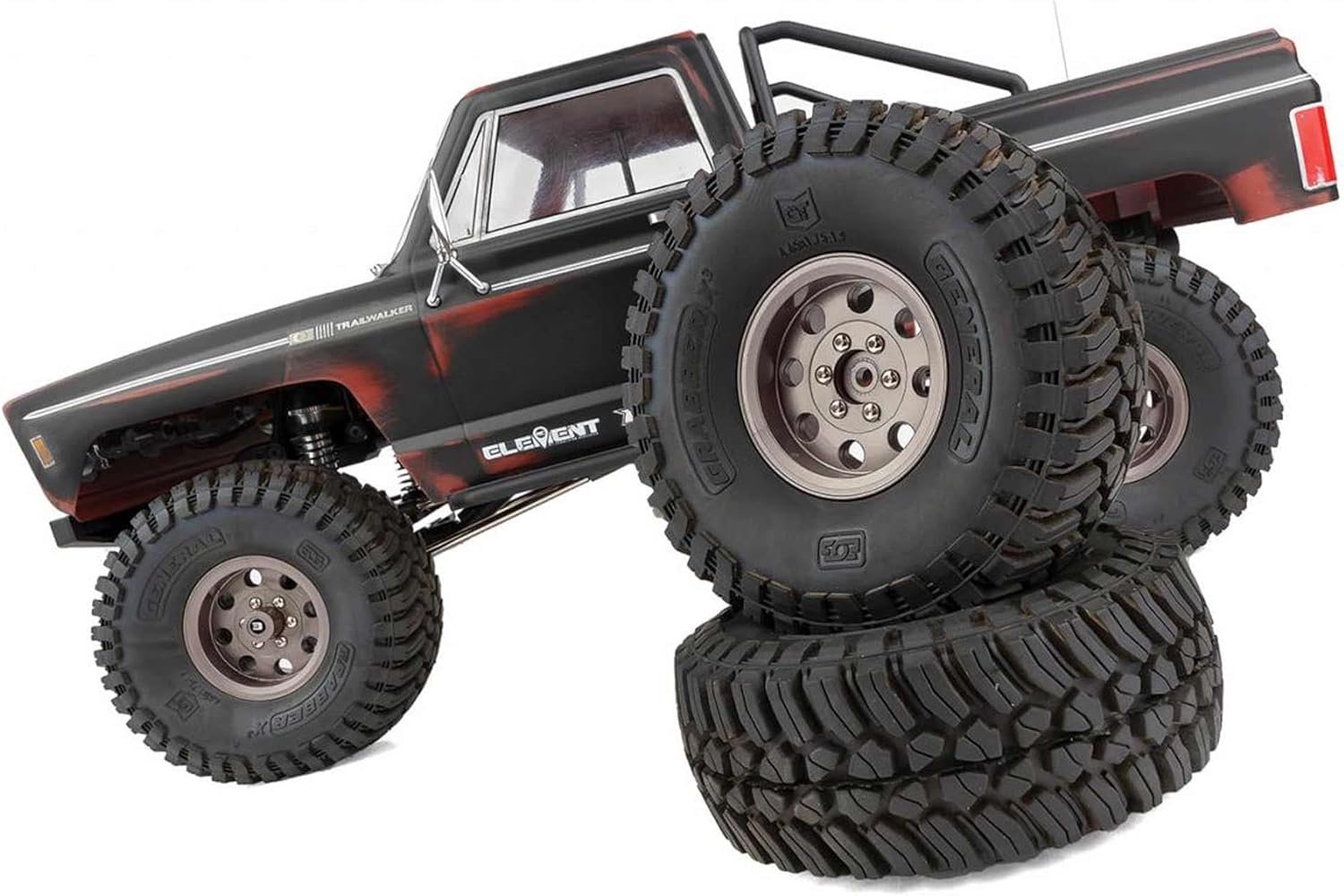 Black 1/10 Electric Off-Road Trucks K380
