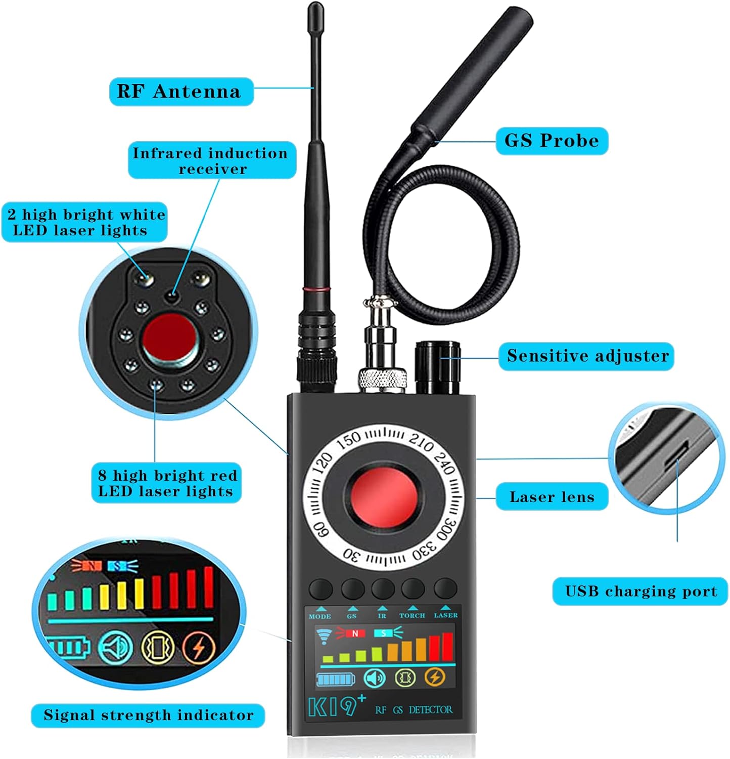RF Detector Camera Finder E302