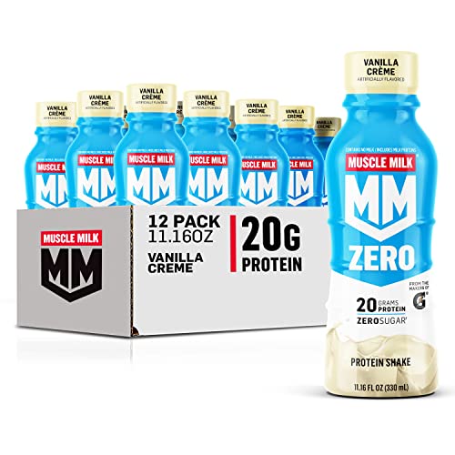 Chocolate Protein Shake, 20g Protein, Zero Sugar, 11.16 Fl Oz (Pack of 12) N885116