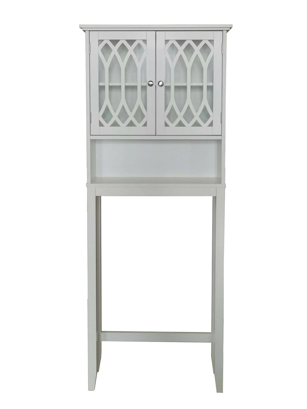 White Over the Toilet Bathroom Storage Cabinet F30291