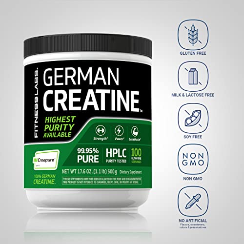 German Creatine Monohydrate Powder 1.1 lb 100 Servings J519466