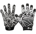 Cutters Game Day No Slip Football Gloves - Receiver Glove with High Tack Silicone Grip T134