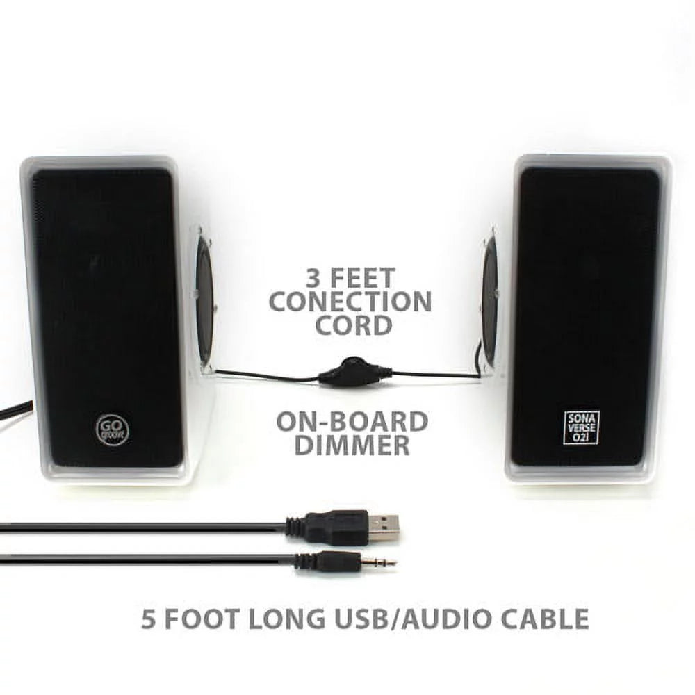 Computer Speaker System with USB Power and Passive Subwoofers Y509595