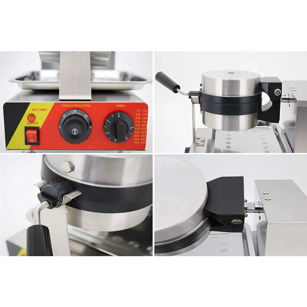 Single Station Rotary Nonstick Waffle Maker I82968