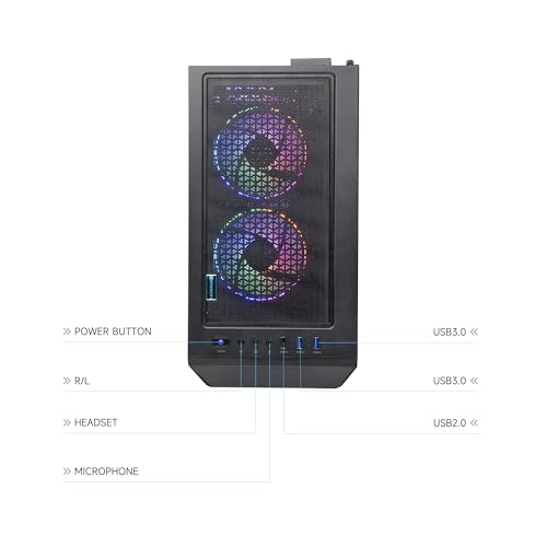 AMD Ryzen7 5700G 3.8GHz 1TB NVME SSD 16GB DDR4 RAM 3200 550W PSU Gaming PC Desktop N8029