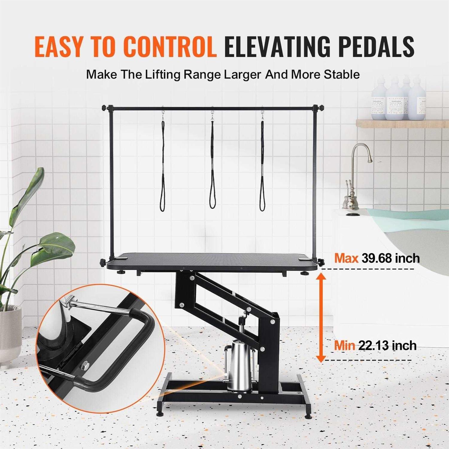 43 Hydraulic Pet Grooming Table Heavy Duty Dog Grooming Arm C16309