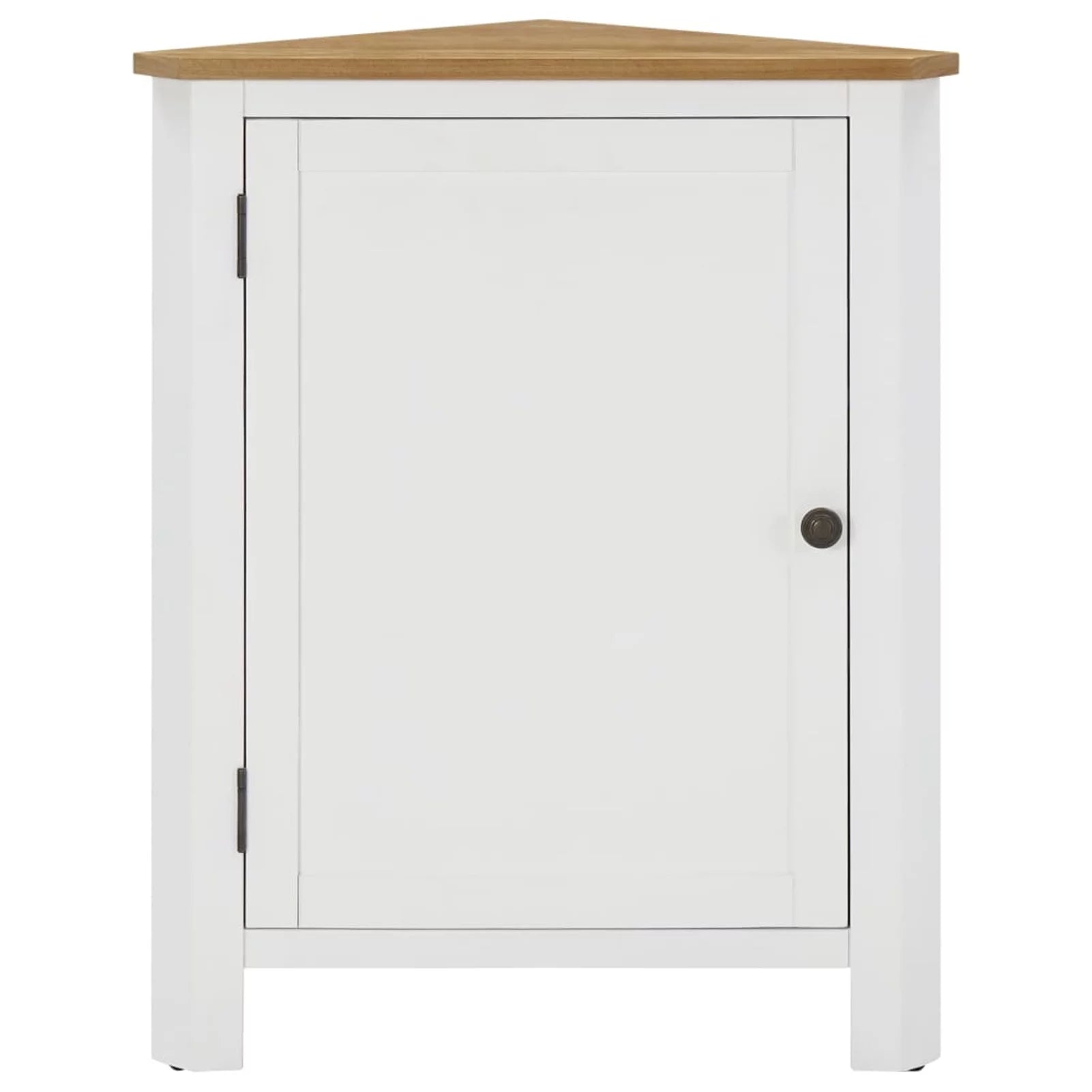 Solid Oak Wood Corner Cabinet 23.2"x17.7"x31.5" U118