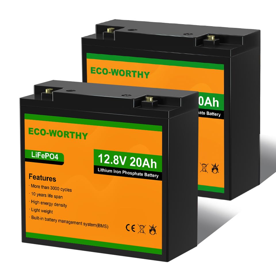 12V 20Ah Lithium LiFePO4 Battery with BMS G842