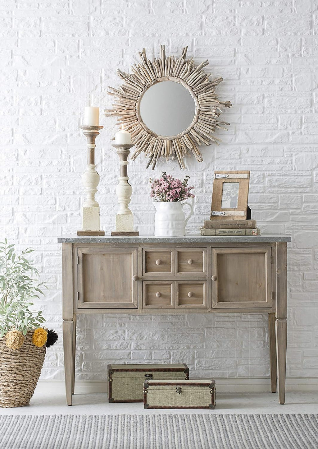 Driftwood Sunburst Mirror O167243