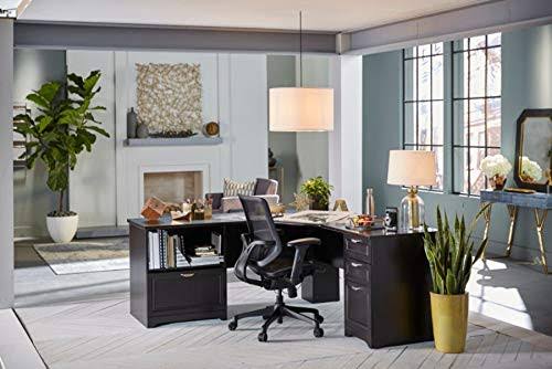 Espresso L-Shaped Desk L351251