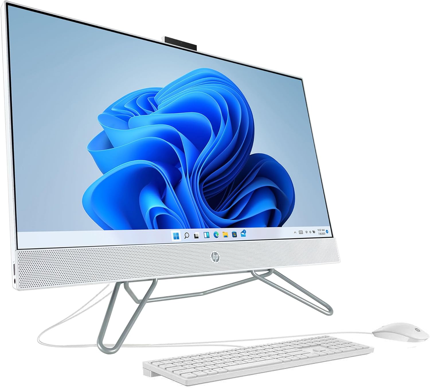 27" Full HD Touchscreen All-in-One Desktop Computer with AMD Ryzen 7 5700U 8-Core Processor, 64GB DDR4 RAM, 1TB NVMe SSD J703585