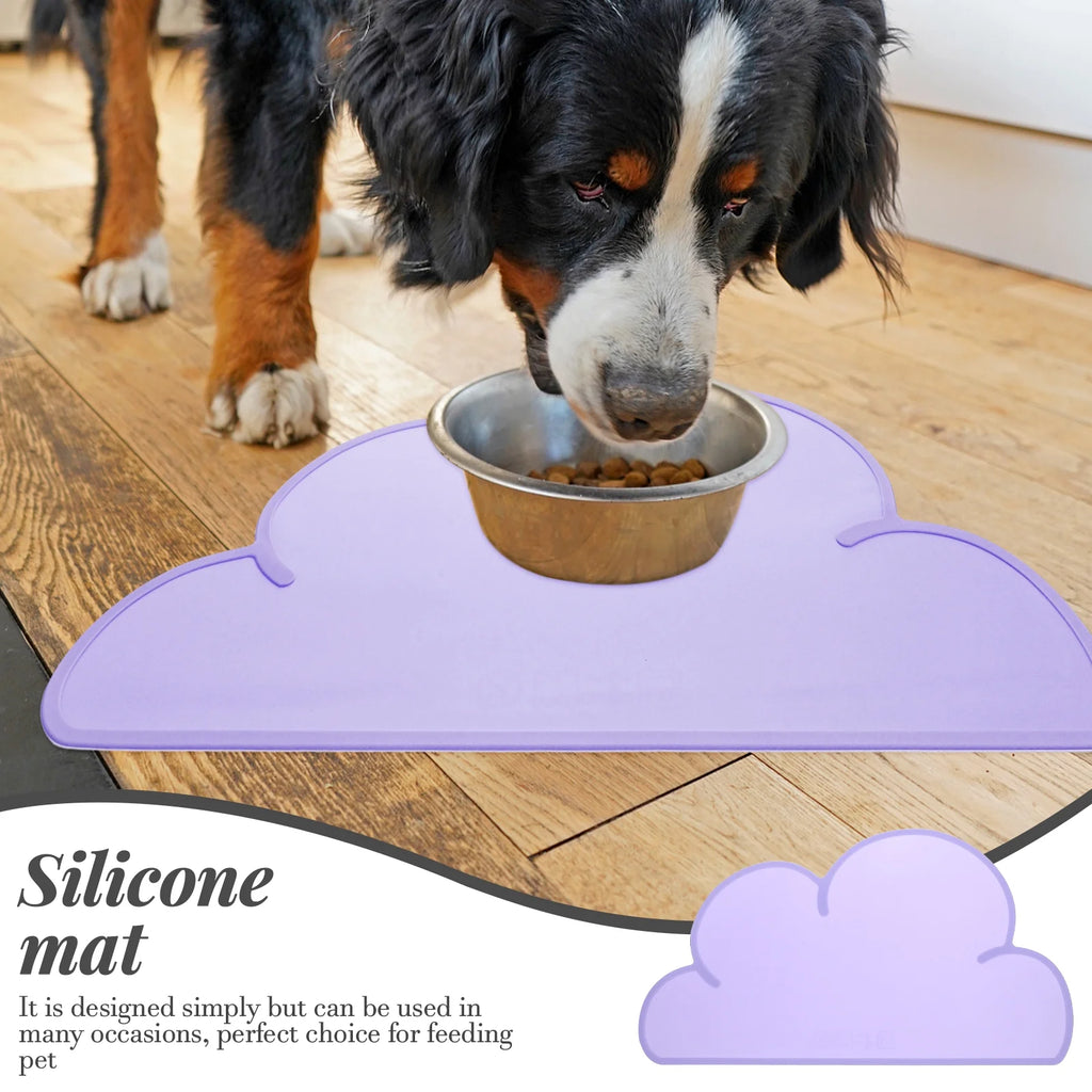 2 for Dog Bowls Silicone Pet Placemat Food Dish Z977328