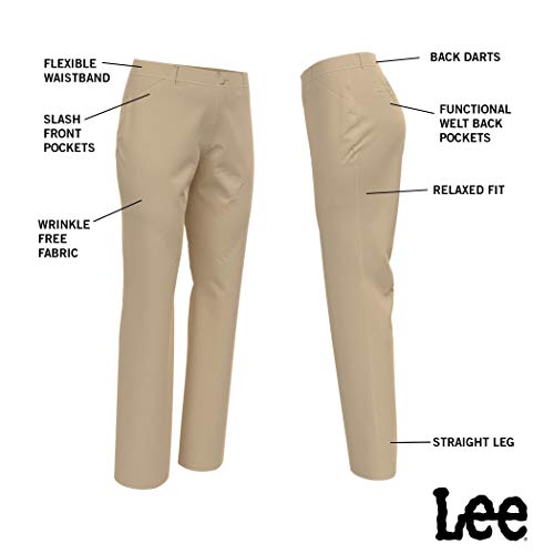 Plus Size Relaxed Fit Straight Leg Pant A513