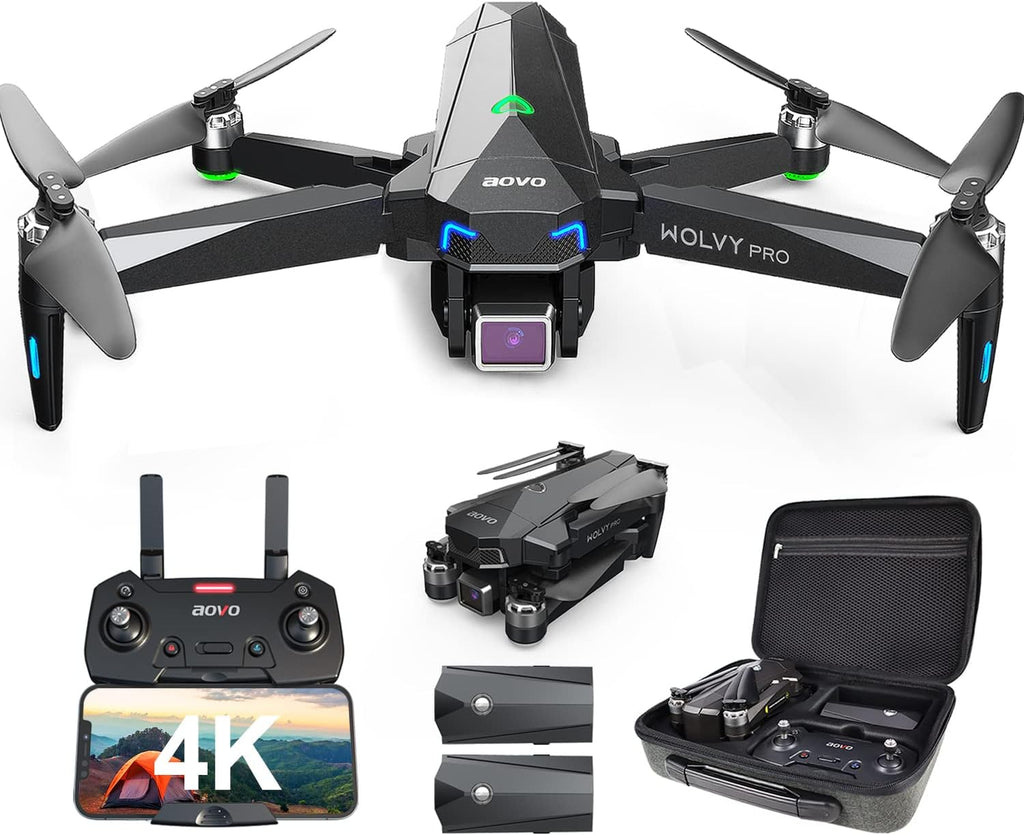 4K UHD Camera Drone with 60 Minutes Flight Time, Brushless Motor, GPS Return Home, Extra Battery R5394