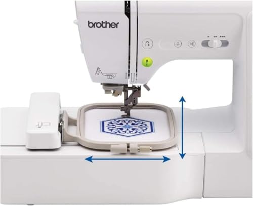 Sewing and Embroidery Machine, 80 Designs, 103 Built-In Stitches, Computerized, 4" x 4" Hoop Area, 3.2" LCD Touchscreen Display, 7 Feet T71835