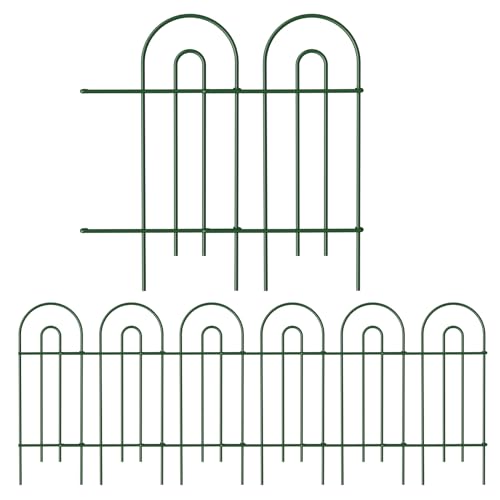 35 panels No Dig Metal Garden Fence 18in(H)×50ft(L) Q4372
