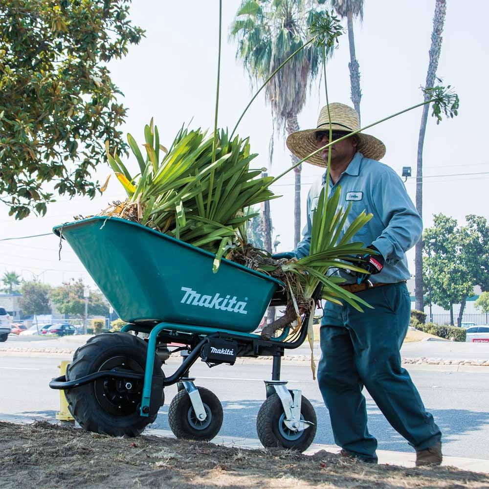 18V X2 LXT Brushless Cordless Power-Assisted Wheelbarrow G273136