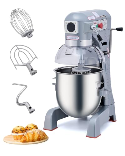 20 qt 750W 3 Speed Commercial Stand Mixer with Stainless Steel Bowl F56099