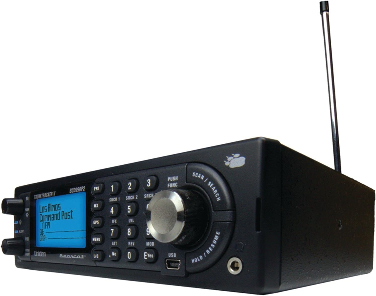 Digital Mobile TrunkTracker V Scanner with 4-Line Alpha Display N1281