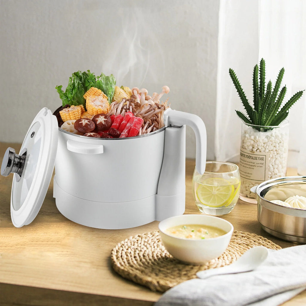 3L Electric Hot Pot with Steamer Nonstick Coating O7003