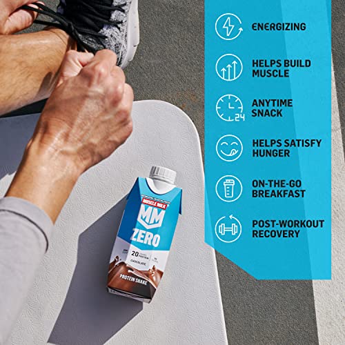 Chocolate Protein Shake, 20g Protein, Zero Sugar, 11.16 Fl Oz (Pack of 12) N885116