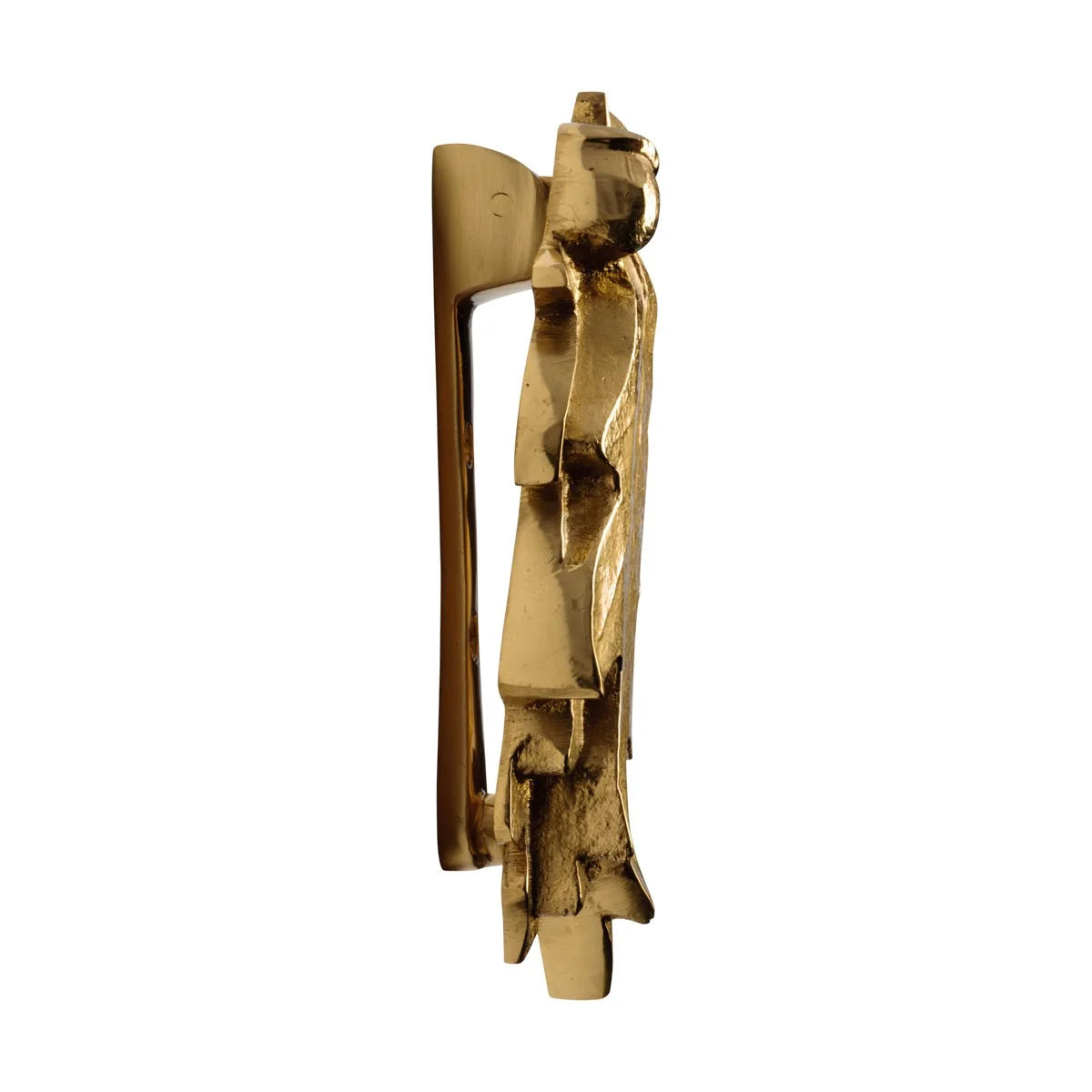 6" Solid Brass Oak Leaf Shaped Door Knocker H31441