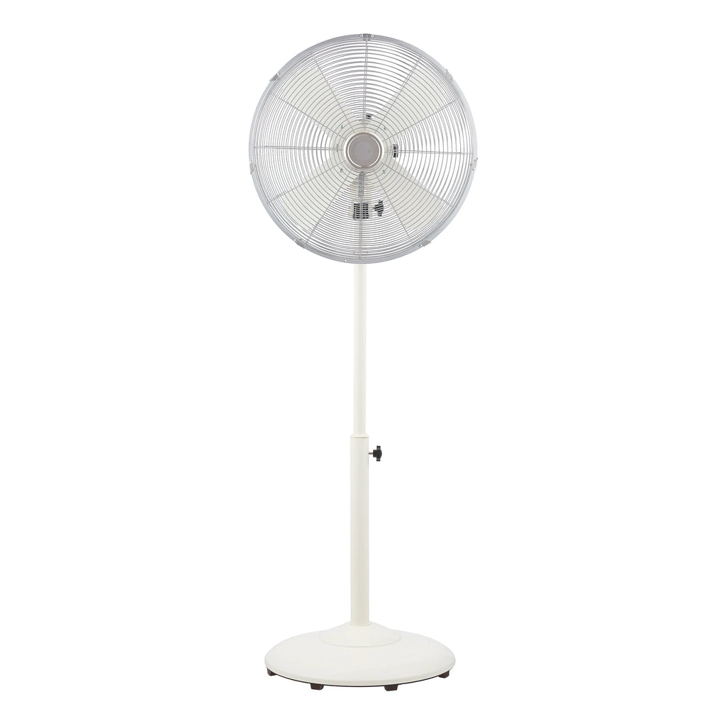 16 inch Adjustable Height Oscillating 3-Speed Metal Stand Fan in Red Z984