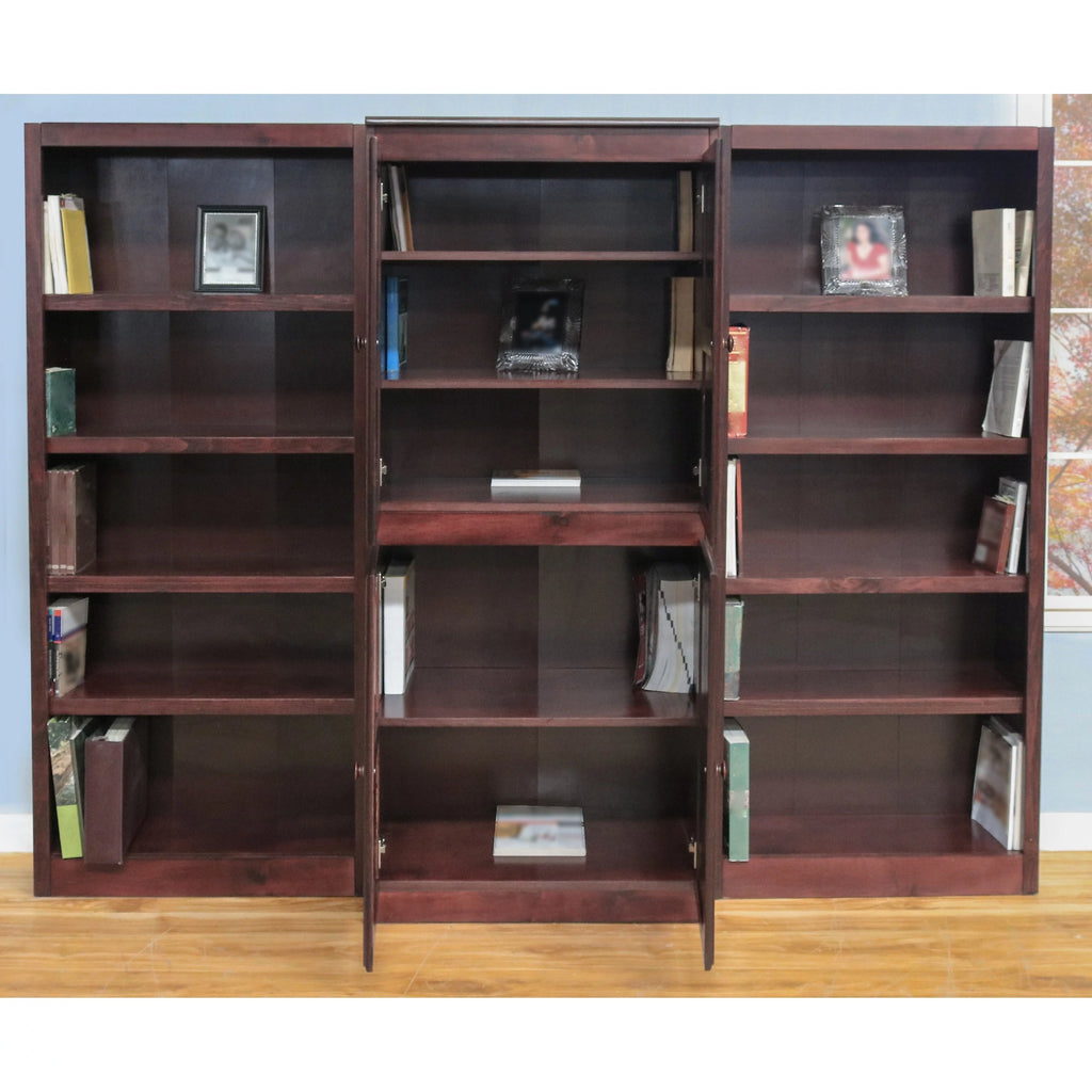 3-Piece Wall and Storage System, 15 Shelves Oak Finish E36183