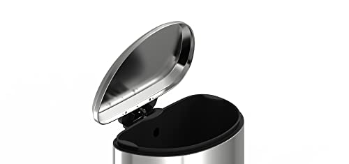 13.2 Gal Stainless Steel Step-on Trashcan A129