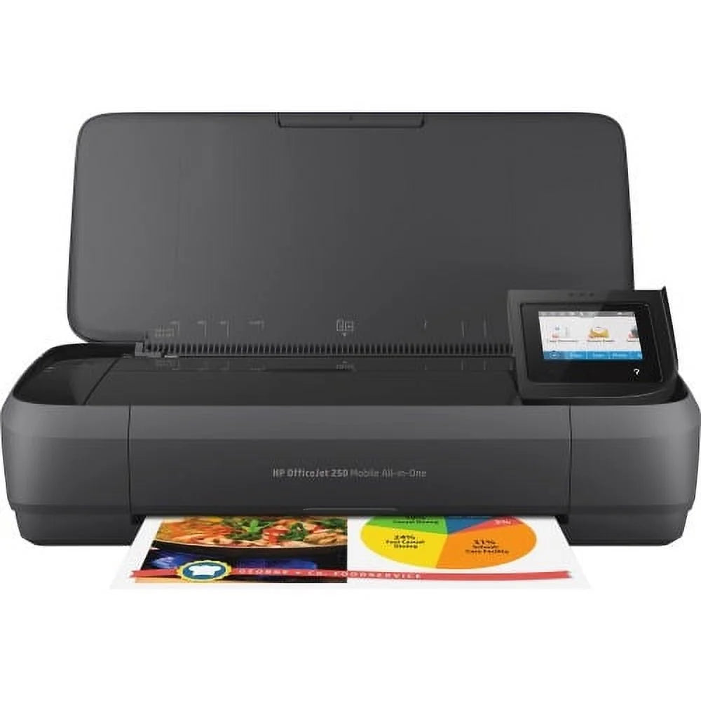 Restored HP OfficeJet 250 Mobile All-in-One InkJet Printer X14162