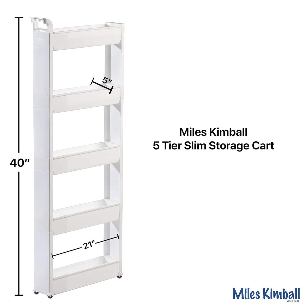 Slim Storage Cart 5 Tier B73939