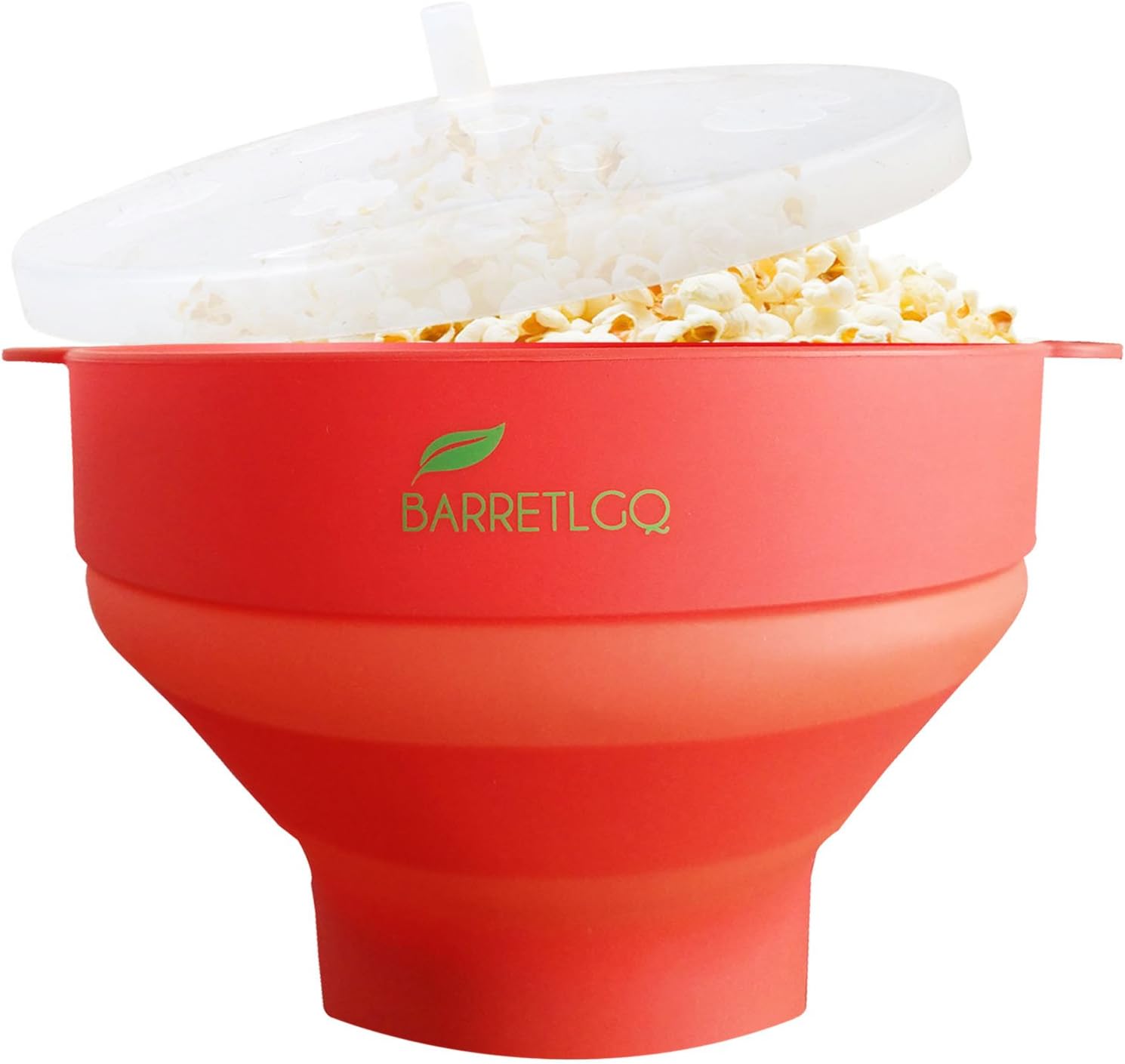 Collapsible Silicone Microwave Popcorn Popper with Lid V17769