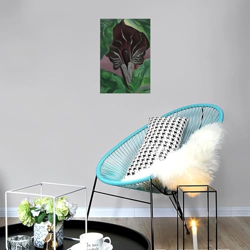 Red Flowers Canvas Poster 12x18inch Z475