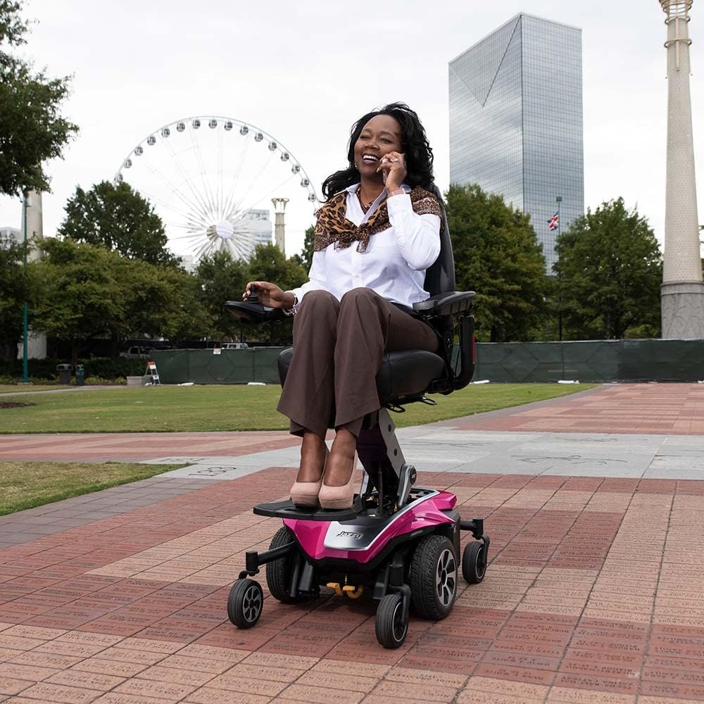Power Chair with U-1 Batteries, Mid Wheel Drive, 300 lbs. WC, Up to 4 MPH, 16.8 Miles Range Per Charge R79604